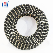 Diamond wire saw for  cutting granite block